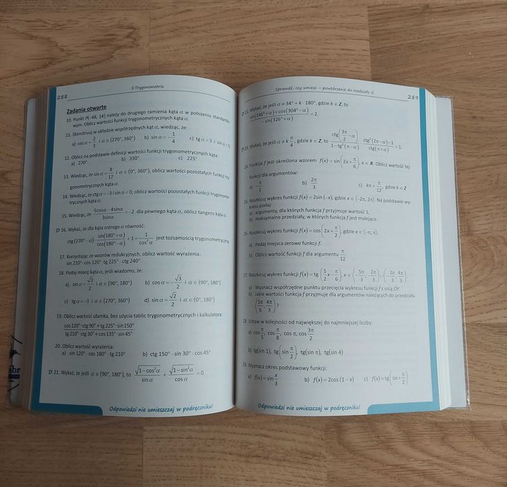 Matematyka 2, podręcznik i zbiór zadań
