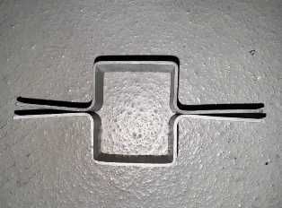 Obejma 40x60 pośrednia ocynk do paneli ogrodzeniowych