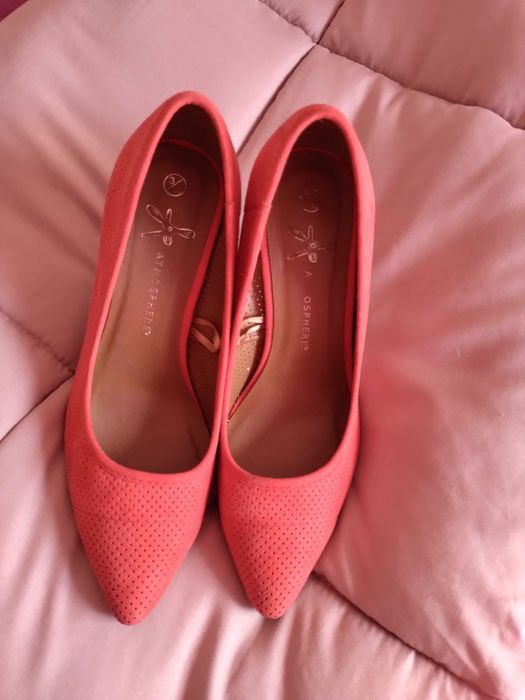 Sapato feminino salmão