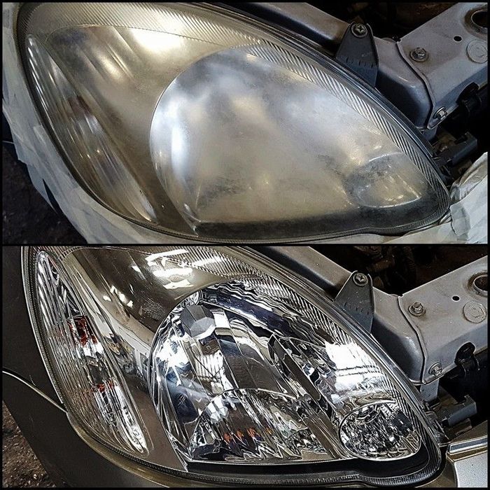 polimento profissional + restauração de faróis