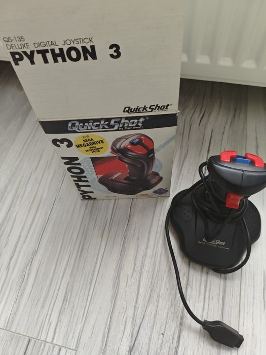 Retro rarytas unikat Joystick Python 3  Sega megadrive z box  okazja