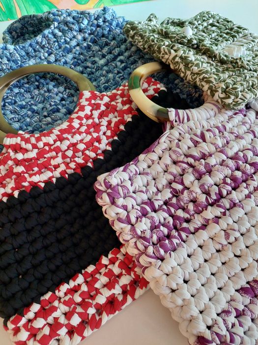 Vendo lote de 4 malas trapilho novas