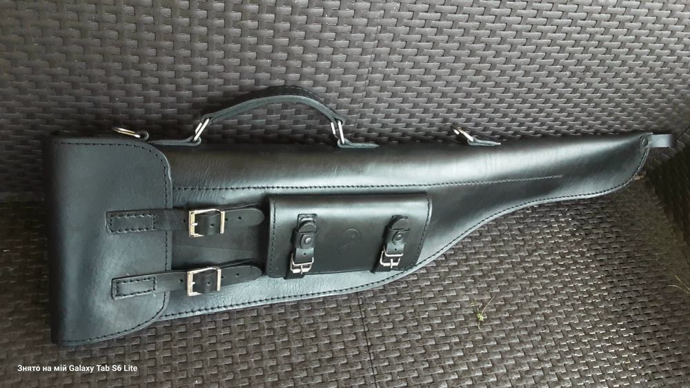 Чехол для ружья кожений.Патронташ.