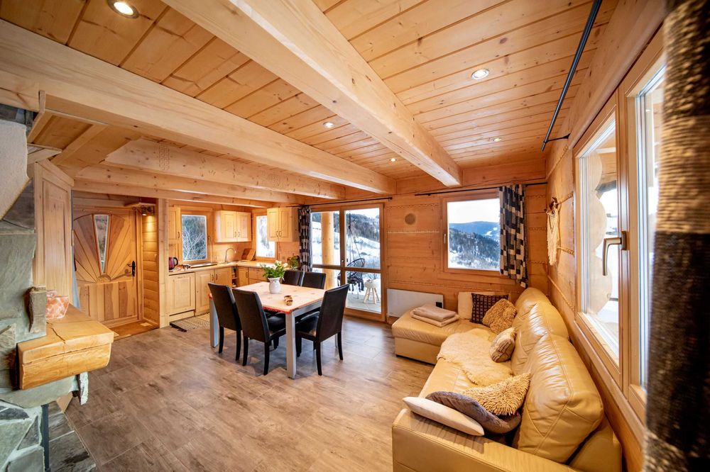 Domek w górach Gorce z widokiem na Tatry / balia / jacuzzi / sauna