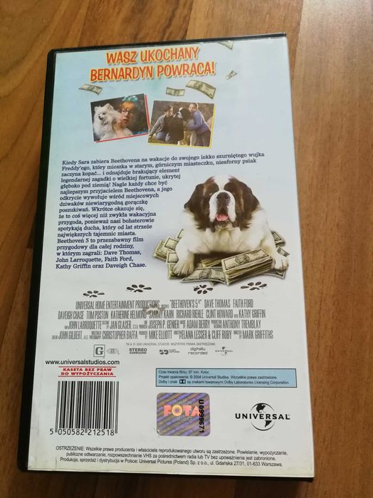 Beethoven 5 kaseta vhs dla kolekcjonera