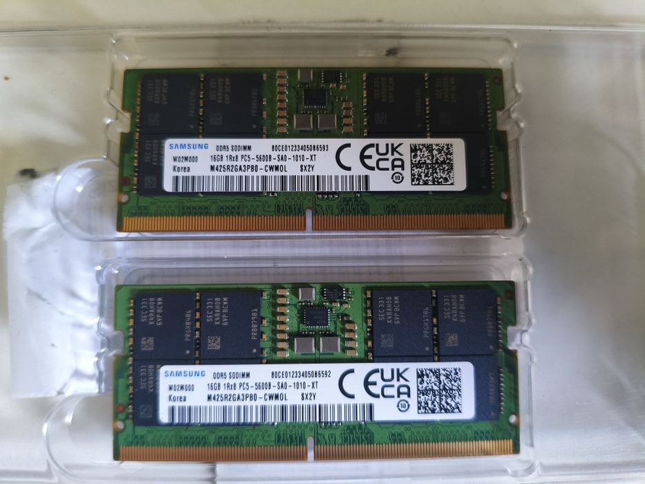 Samsung 32 GB DDR5 SO-DIMM – zestaw 2x16 GB