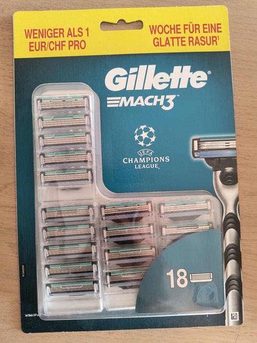 18 wkładów Gillette Mach3