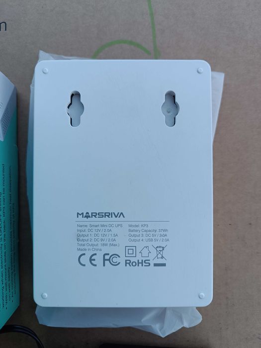 Новый ДБЖ для роутера ONU MARSRIVA 14000mAh Smart Mini DC UPS KP3
