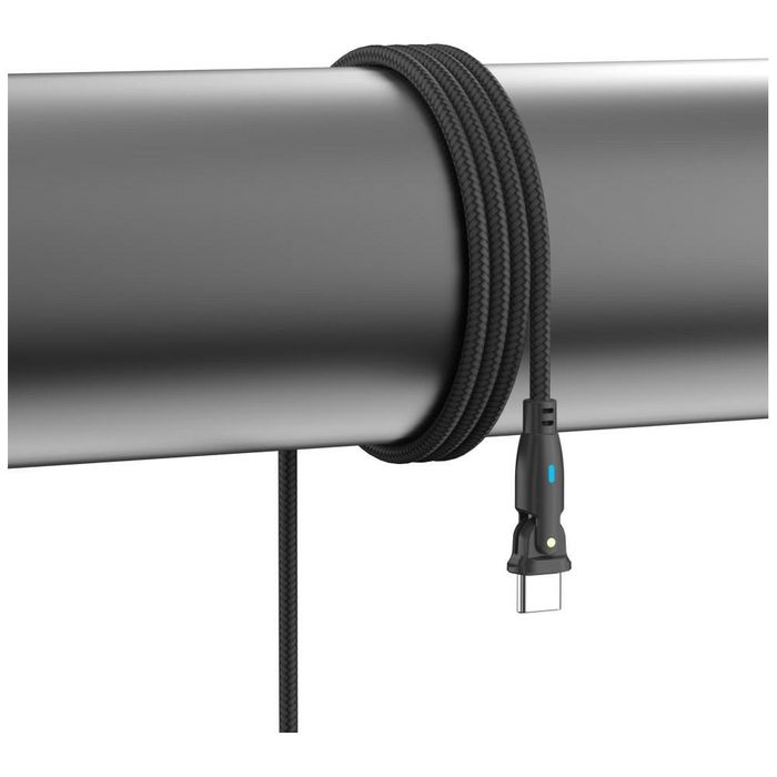 Kabel 3MK Hyper Cable N-SERIES USB-C do  USB-C 1m 20V/5A 100W czarny