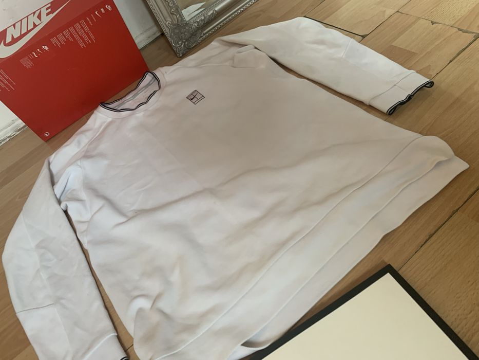 Bluza biala nike tenis court agassi r.L
