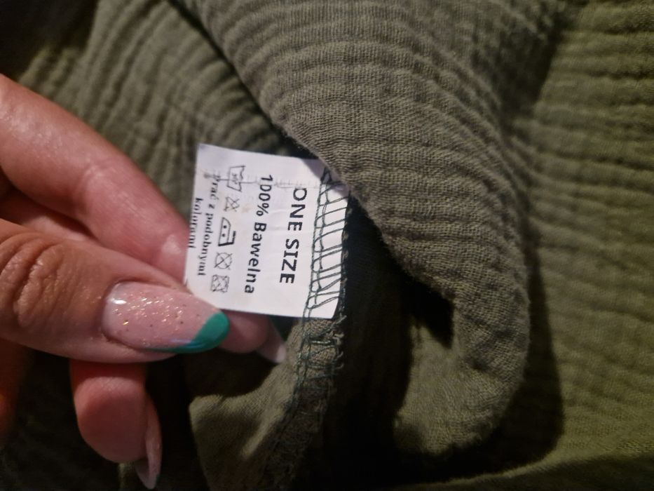 Bluzka damska muślinowa z wiązaniem na plecach Nowa Uni