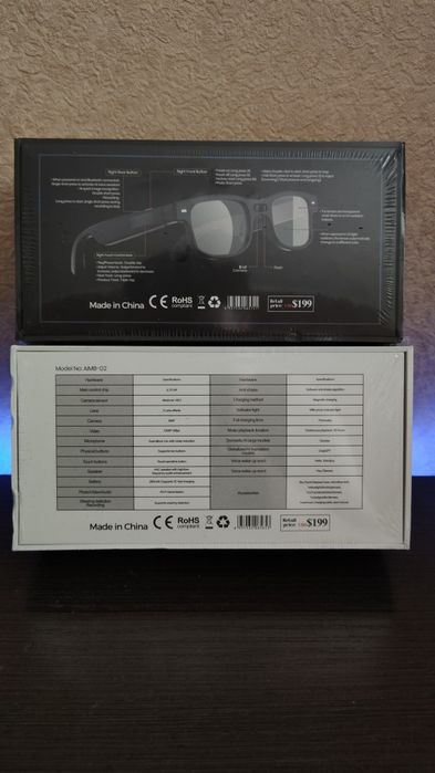 Розумні Окуляри AI Smart Glasses AIMB-G3 та G-2.