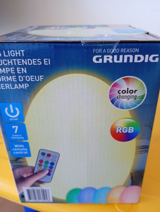 Candeeiro ovo Grundig led