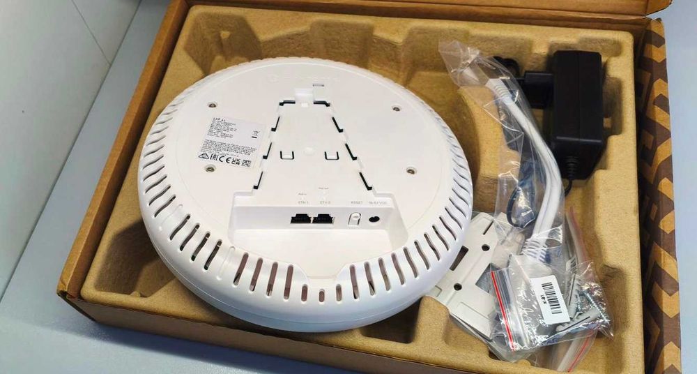 Gigabit Mikrotik cAP ax Мощный Wi-Fi 6 Ghz,Точка доступа