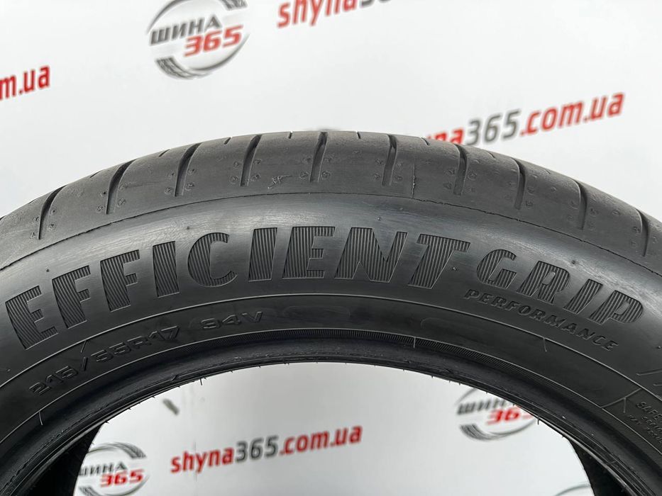 Шини бу 215/55 r17 goodyear efficientgrip performance 6mm