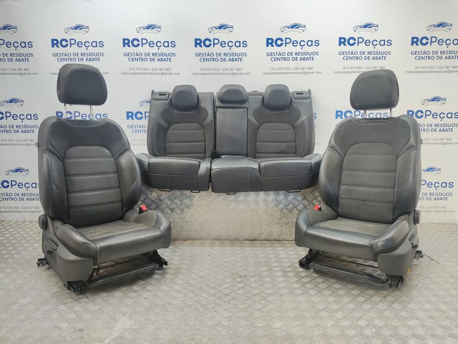 Conjunto Bancos Pele Alcantra Frente Frontais Tras Traseiros Citroen DS DS5 Sport 2011 a 2018