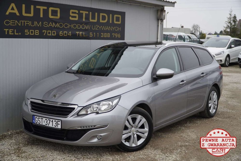 Peugeot 308 Nawigacja/Czujniki-Parkowania/Panorama-Dach/Asystenty/Klimatronic