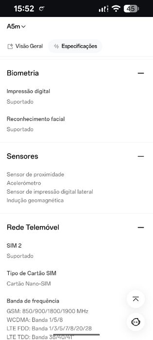 Lindíssimo OPPOA5M Estado novo