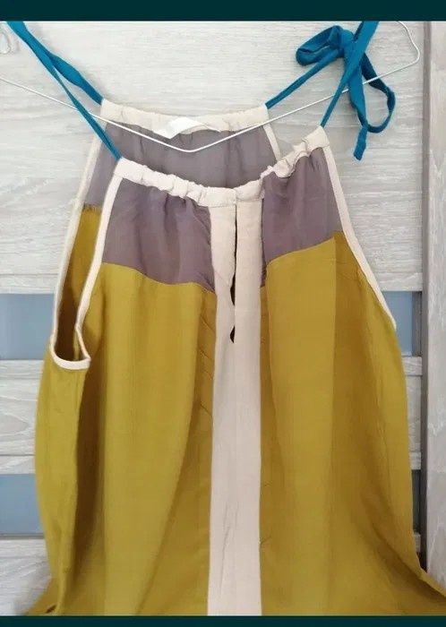 Kombinezon Promod 36 na komunię turkus groszek szary hit