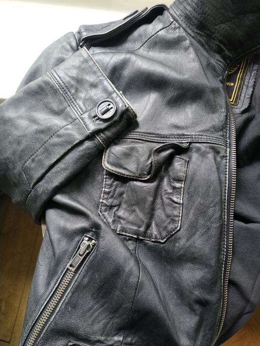 Кожаная куртка Superdry