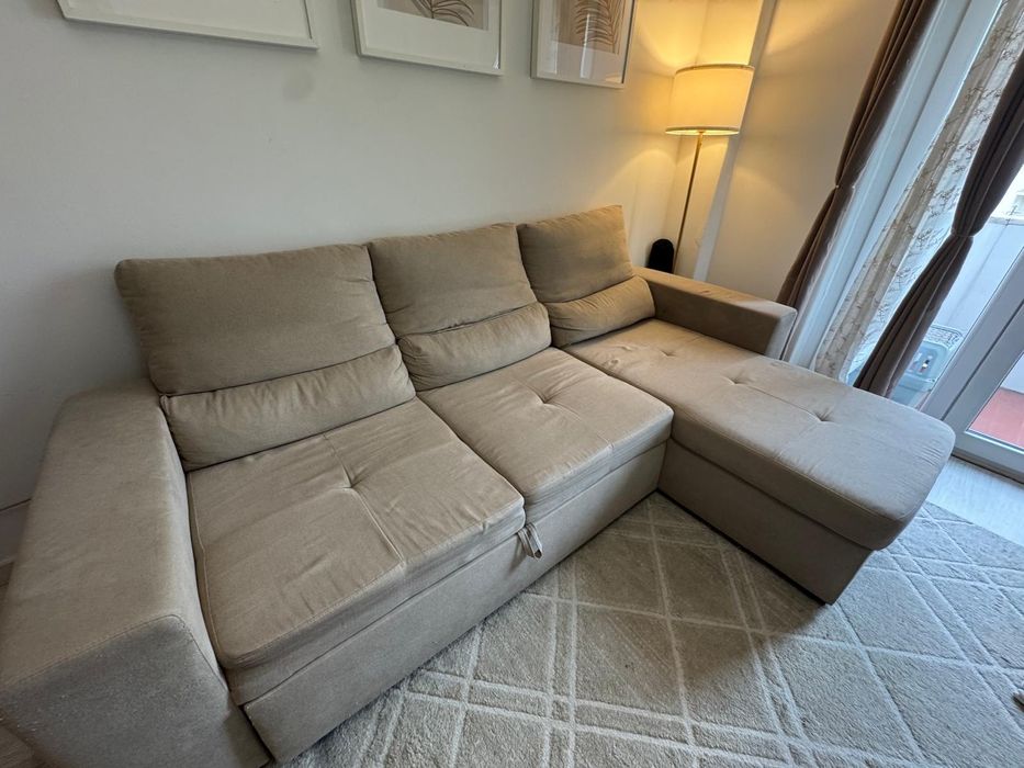 Sofá com Chaise Longue