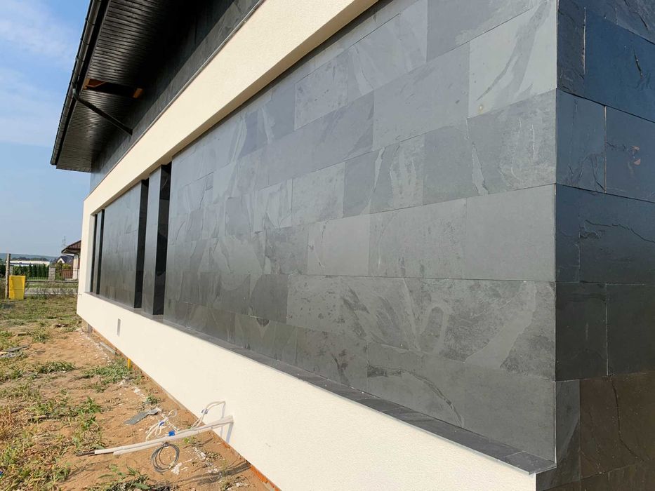 ŁUPEK Black Slate | naturalne | 60x30x0,8-1,3cm