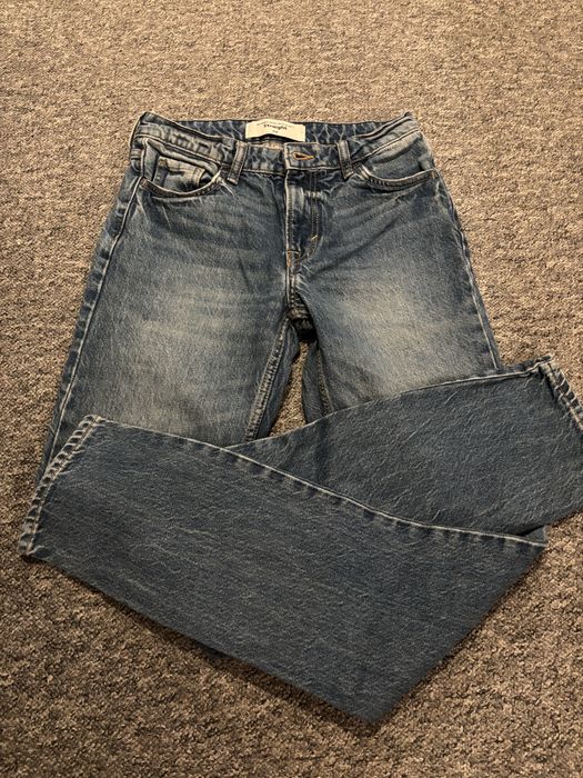 Jeansy H&M straight r. 34 (xs)