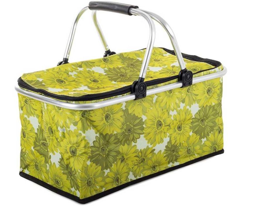 Kosz piknikowy koszyk składany termiczny 3 kolory