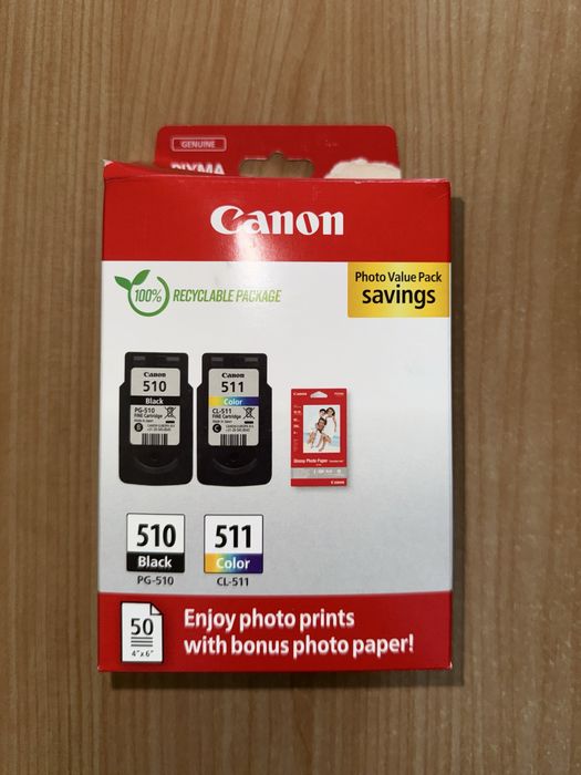 Стуменеві картриджі Canon 510 511