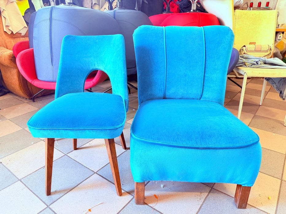 Krzeslo i fotel z czasow PRL