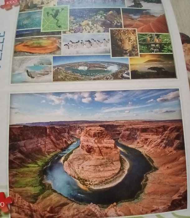 Puzzle 2 x 1000 trefl piękne widoki