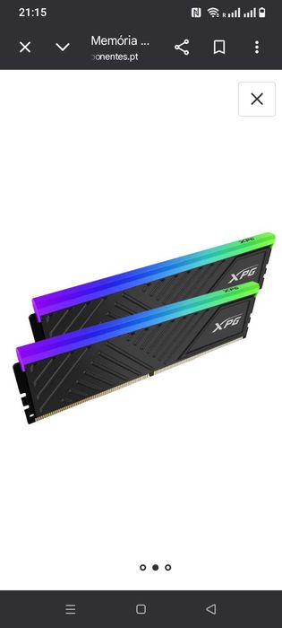 DDR4 32 GB ram XPG RGB