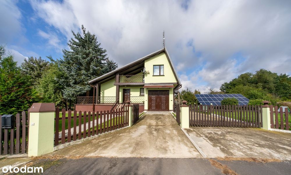 Dom 127 m² + 5450 m² działki + fotowoltaika 10 kW – Stryjno