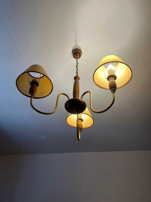 candeeiro de teto vintage