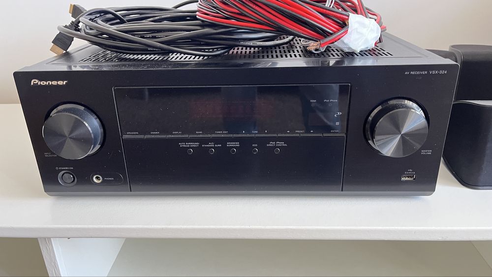 Vendo Receiver Pioneer vsx324 com colunas
