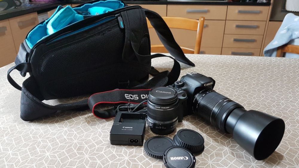 Conjunto Camara CANON 550D