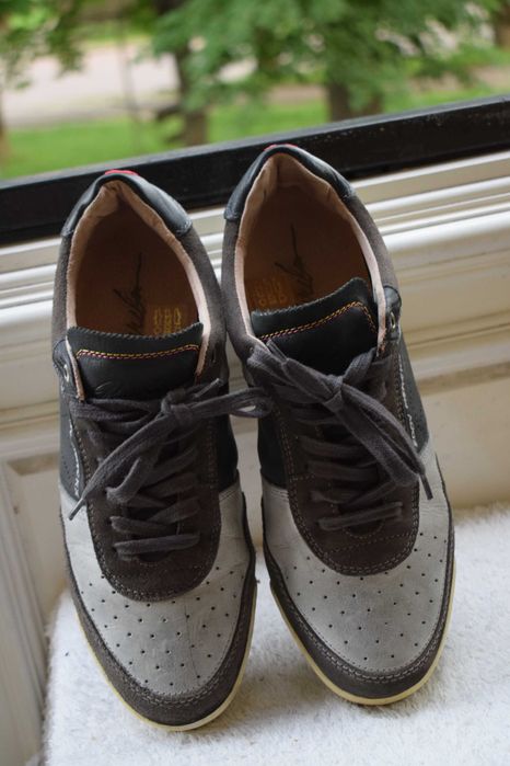 кожаные кроссовки мокасины сникеры Eddy Merckx р. 44 29 см