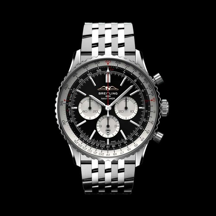 Годинник Breitling Navitimer B01 Chronograph 46 AB0137211B1A1