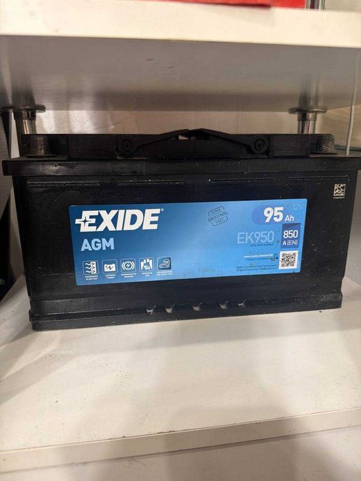 Продам автомобильный аккумулятор Exide AGM EK950 , Topla Energy + инвертор ERYUAN EY-2000W