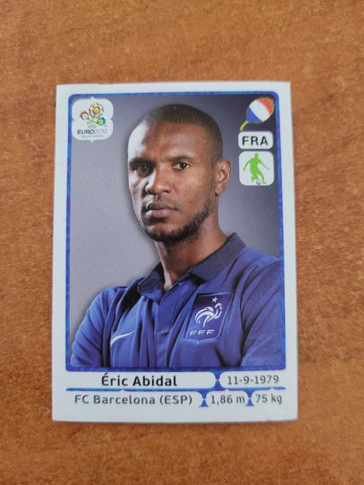 Naklejka Panini - Éric Abidal