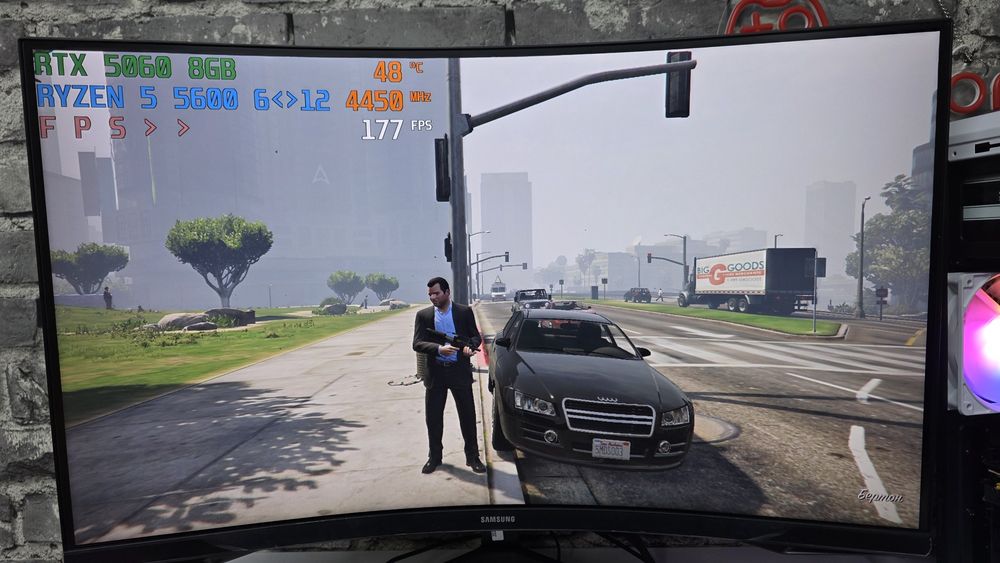 Мощный Пк Ryzen 5 5600 RTX5060 32gb ram Stalker2 Cs2 RusT PubG GtaV