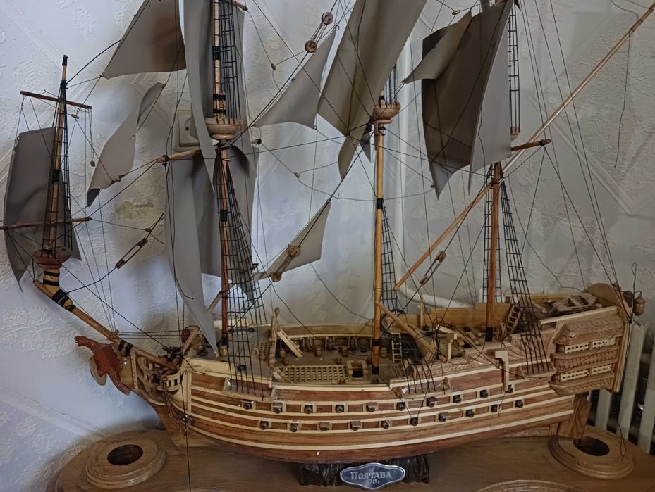 Модель линейного корабля Полтава