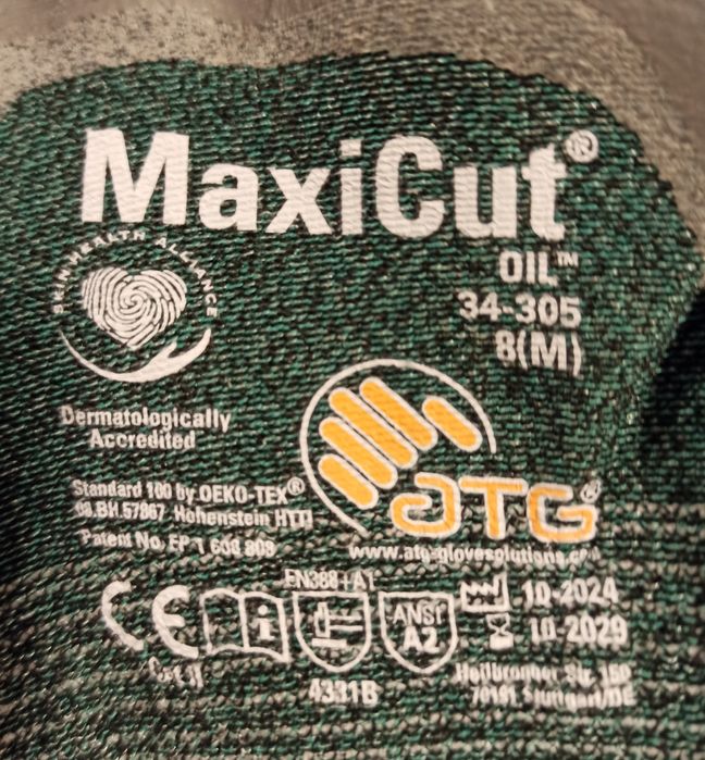 Sprzedam rękawice ATG MaxiCut Oil 34-305