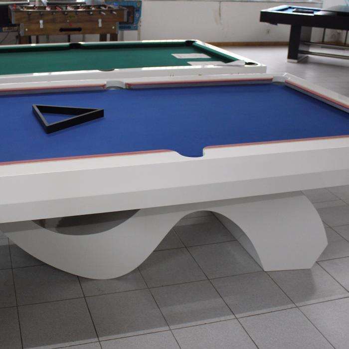Bilhar - Mesa de Bilhar - Snooker I Azul Branco
