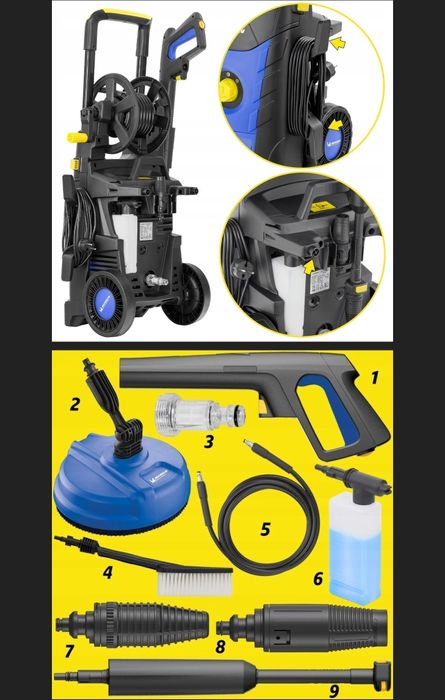 MYJKA CIŚNIENIOWA 285ewBAR Michelin 2500W samozasysająca aluminiowa