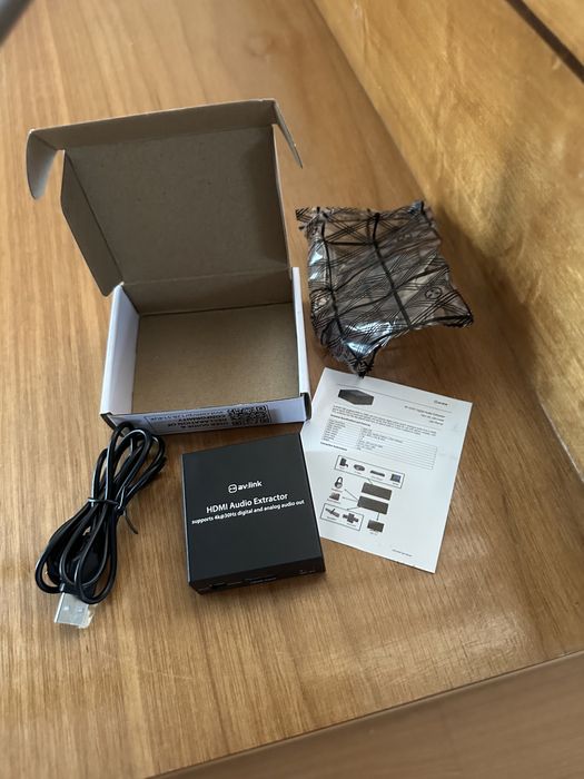 Conversor HDMI e toslink 4k