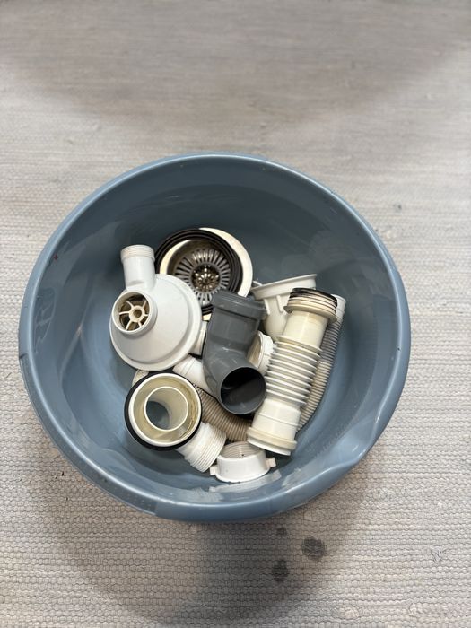 Zlewozmywak granitowy + bateria + syfon