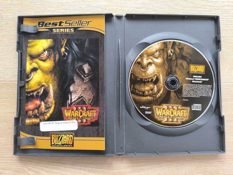 Warcraft III Reign of Chaos [PC / MAC] - Płyta bez żadnych rys!