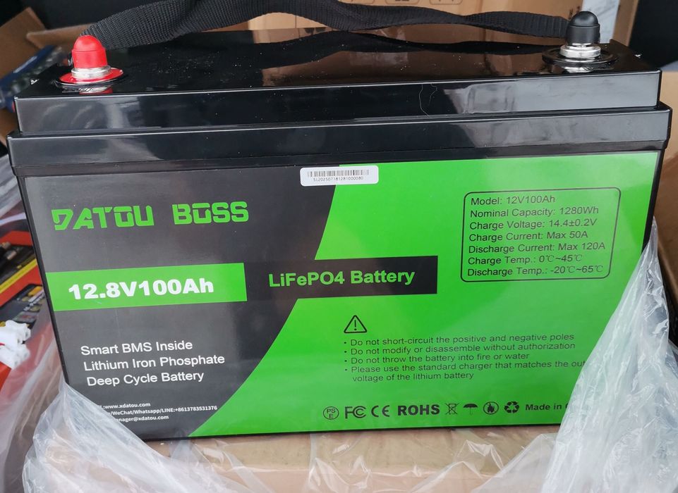 LiFePO4  Datouboss акумулятор  12.8V 100ah літій - залізо-фосфат