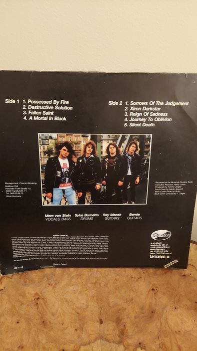 EXUMER - Possessed By Fire- Rock- Martin 1986